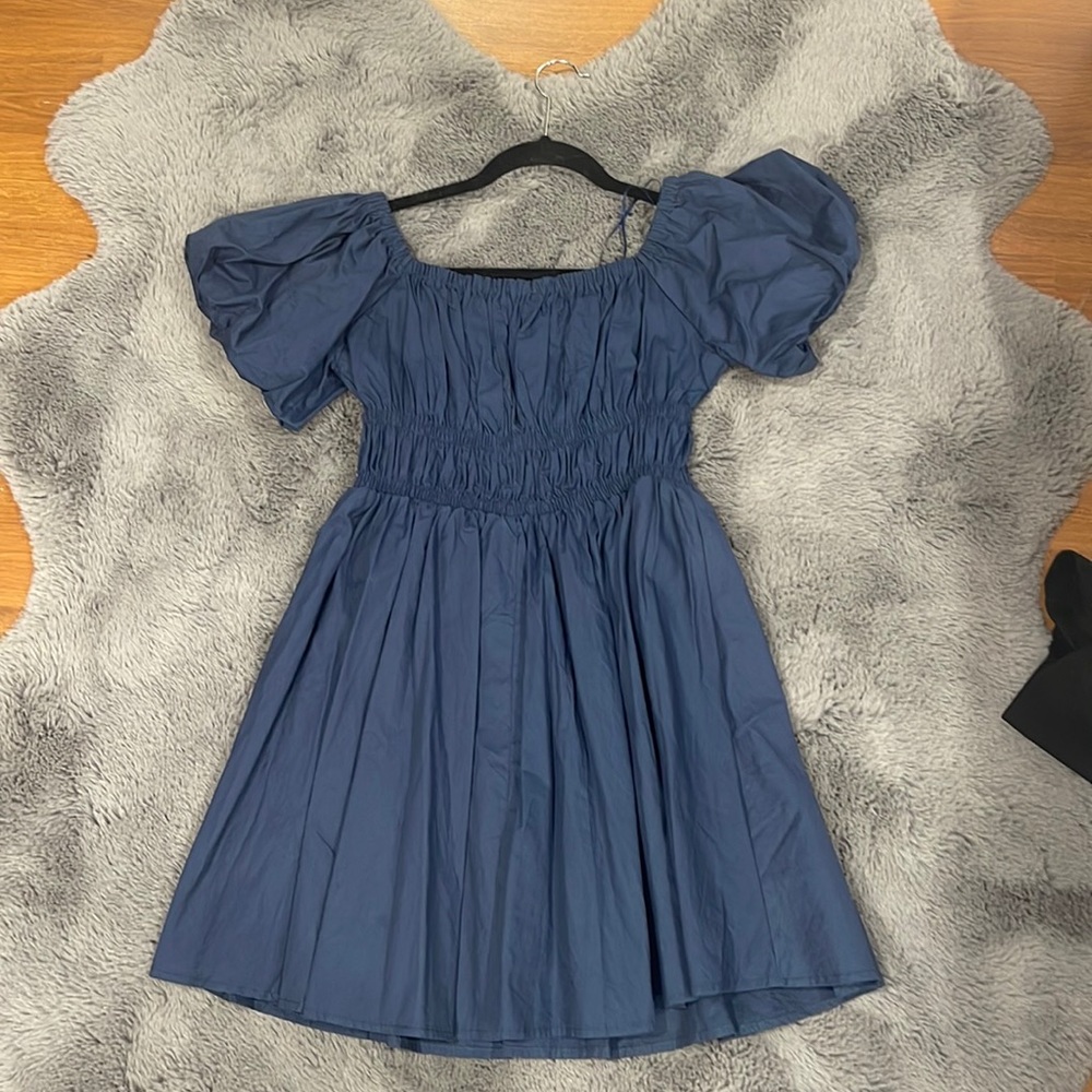 Navy Blue Aqua dress